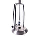 48,000 BTU Propane Patio Heater w/Wheels Stainless Steel - CozeeFlames.com