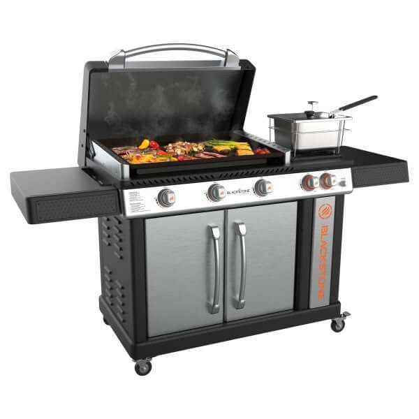 Expert Combo 5-Burner Propane Gas Grill & Independent Griddle w